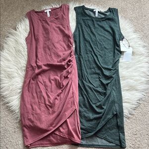 Leith Pink and Green Dresses